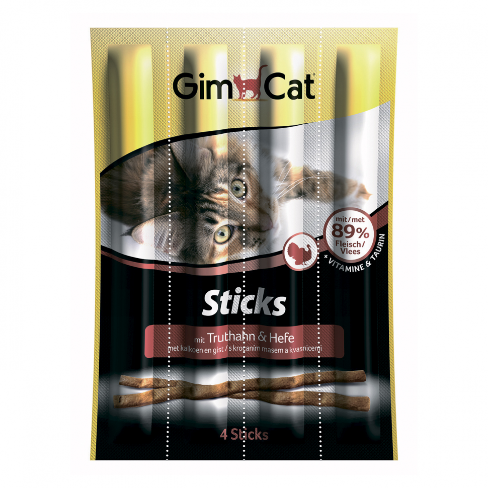 

Мясные палочки Gimpet GimCat Индейка и кролик 4 шт