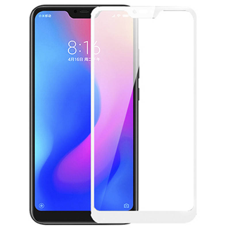 

Защитное стекло Full Glue Glass Xiaomi Redmi 6 Pro, Mi A2 lite White, Белый