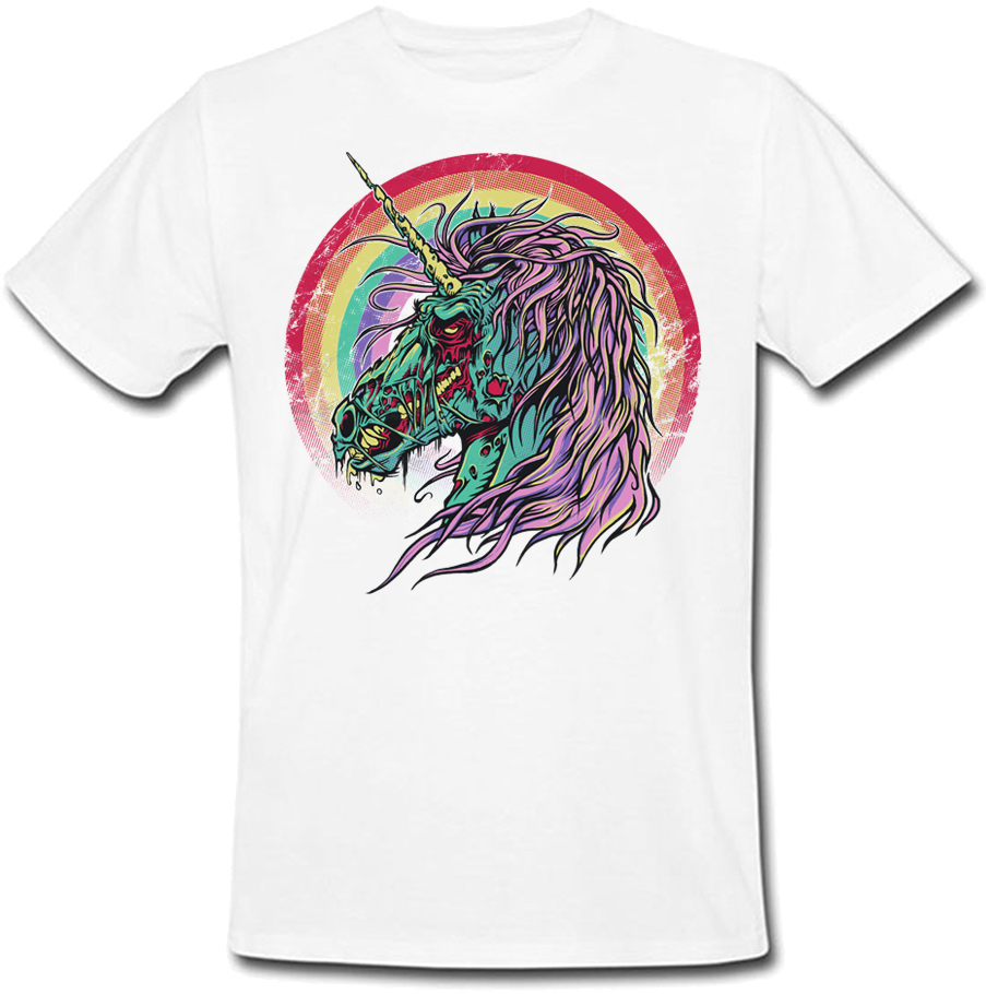 

Футболка Zombie Unicorn (белая) XXL
