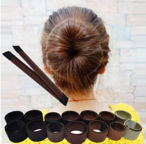 

Заколка валик для волос твистер (цвет чёрный, коричневый ,золотистый), Разные цвета