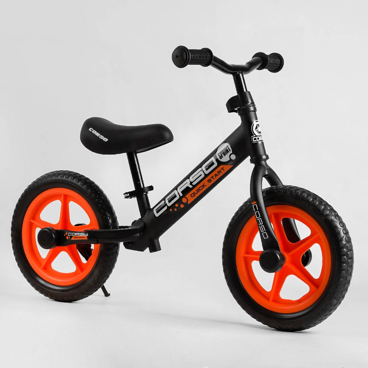 

Велобег "CORSO" (стальная рама, колесо 12, подставка для ножек, подножка)