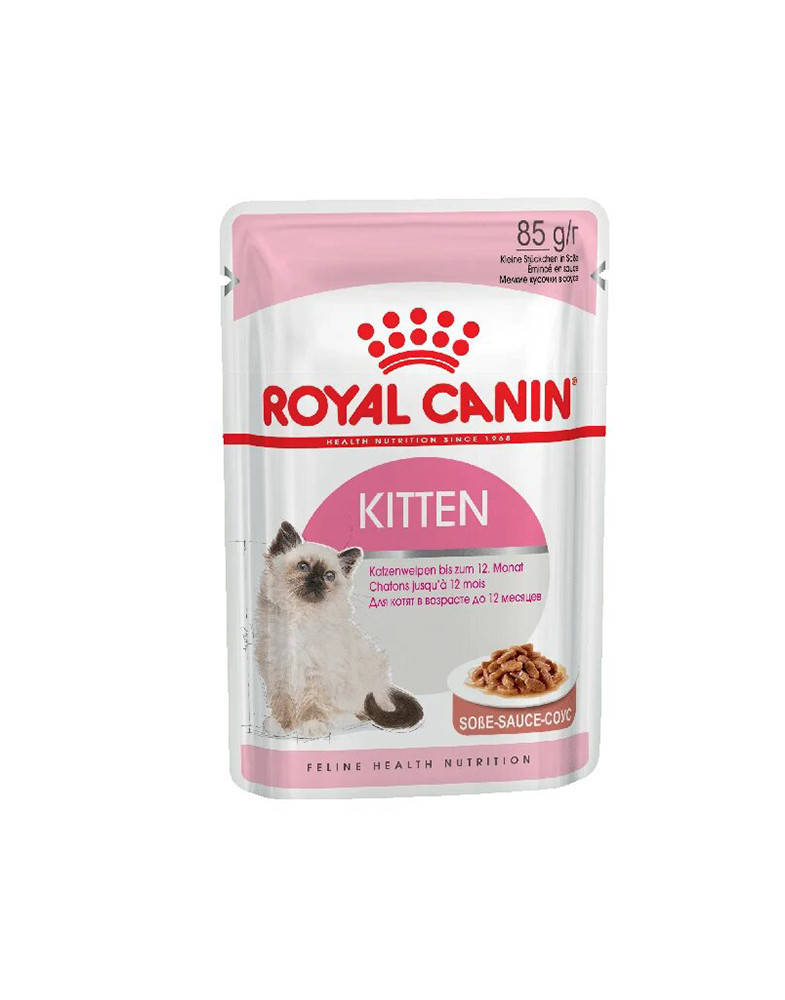 

Royal Canin Kitten Instinctive in Gravy (соус) 85г (12шт)