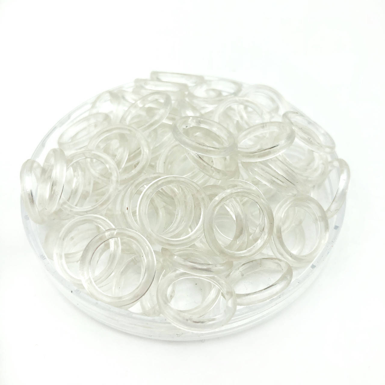 

Пластиковое кольцо прозрачное, Ø 1 см, Прозрачный