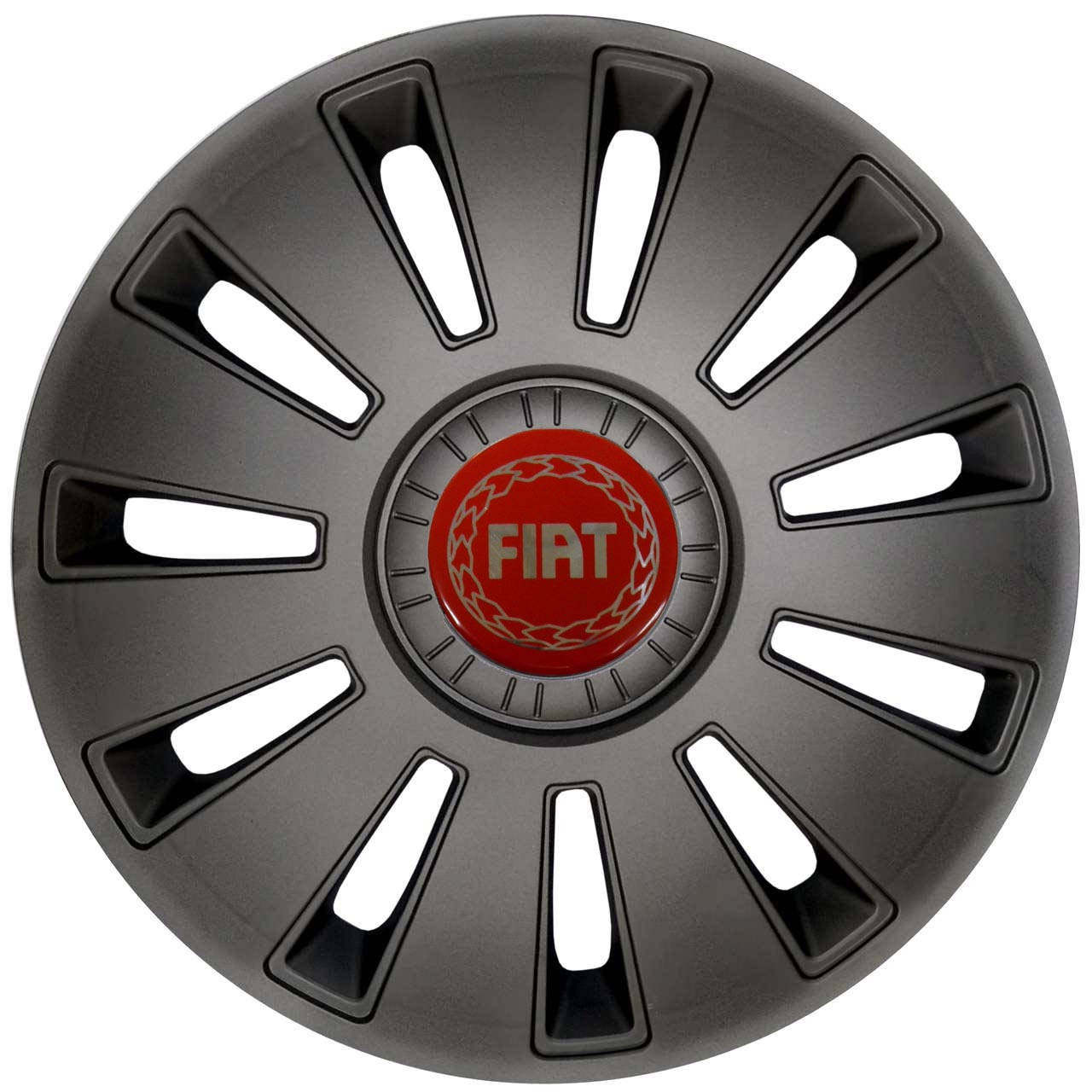 

Колпаки Колесные Fiat R15 графитовые 4 шт