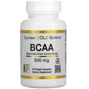 

Аминокислоты (БЦАА) California Gold Nutrition BCAA 500 mg (60 капсул.)
