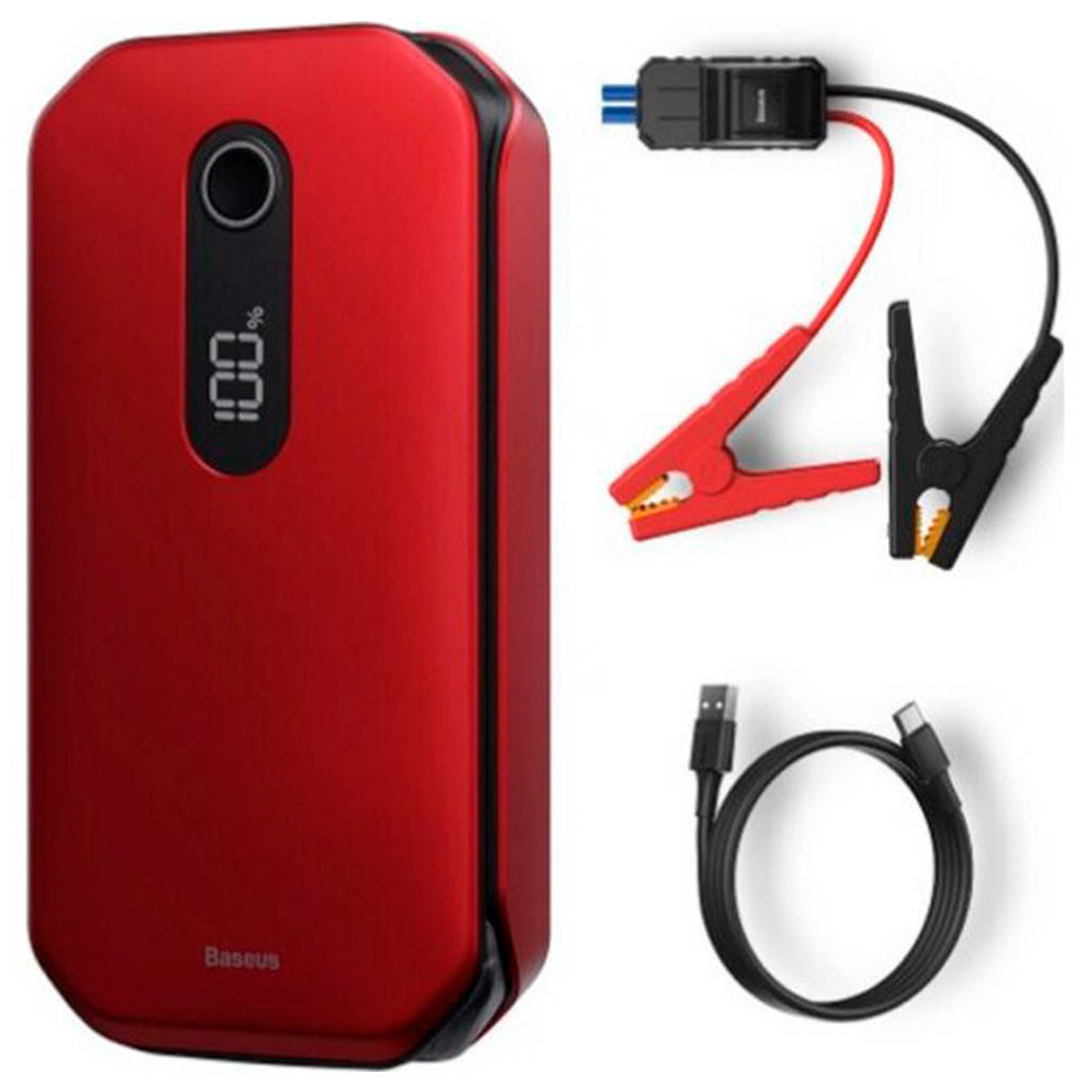 

Автономное пусковое устройство (бустер) Baseus Super Energy Pro Car Jump Starter Red (CRJS03-09) [59849]
