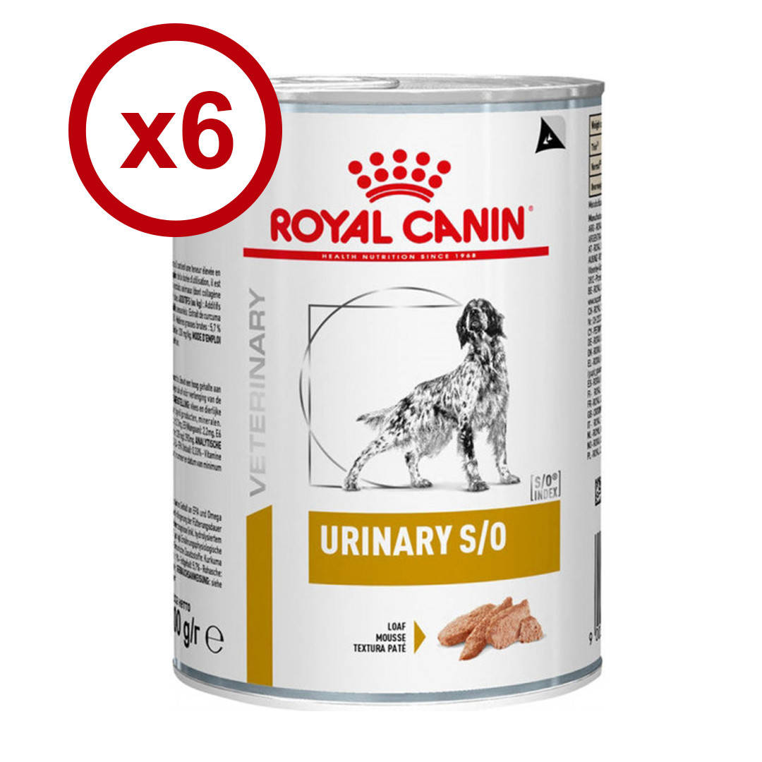 

Royal Canin Urinary S/O 410г*6шт - диета для собак при мочекаменной болезни