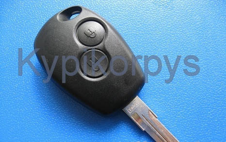 

Корпус авто ключа для RENAULT Kangoo (рено кенго) 2 кнопки, лезвие VAC102