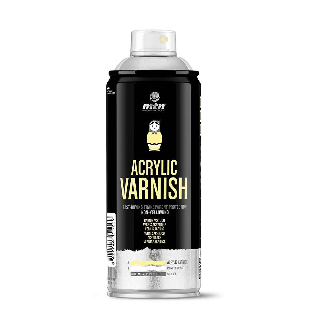 

Лак акриловый глянцевый Montana Colors MTN PRO Varnish Acrylic Brillante, 400 мл Аэрозоль