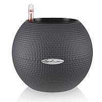 

Вазон с кашпо и гидросистемой Puro Color 20 серый