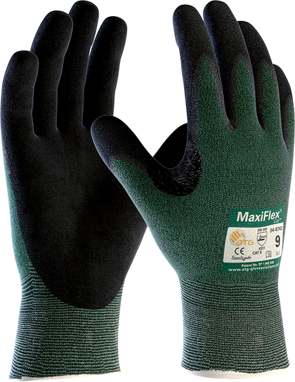 

Перчатки с защитой от порезов 3-го уровня MaxiFlex® Cut™ 34-8743 Перчатки защитные, Нейлон, , Новое, Шри-Ланка, Зелёный