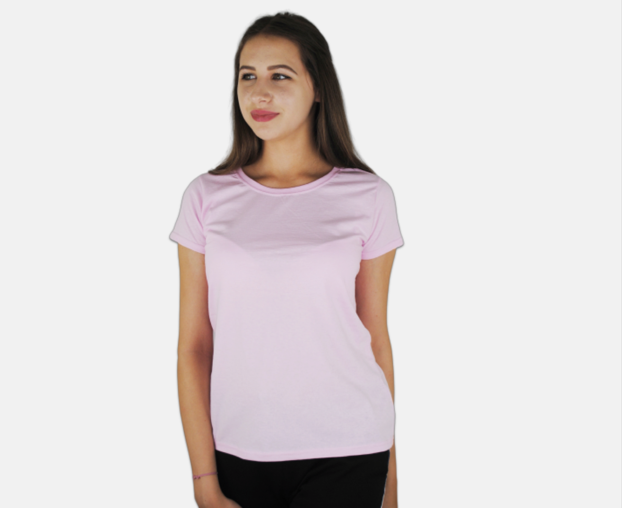 

Женская Футболка Светло-розовая Классическая Fruit of the loom 61-372-52 S