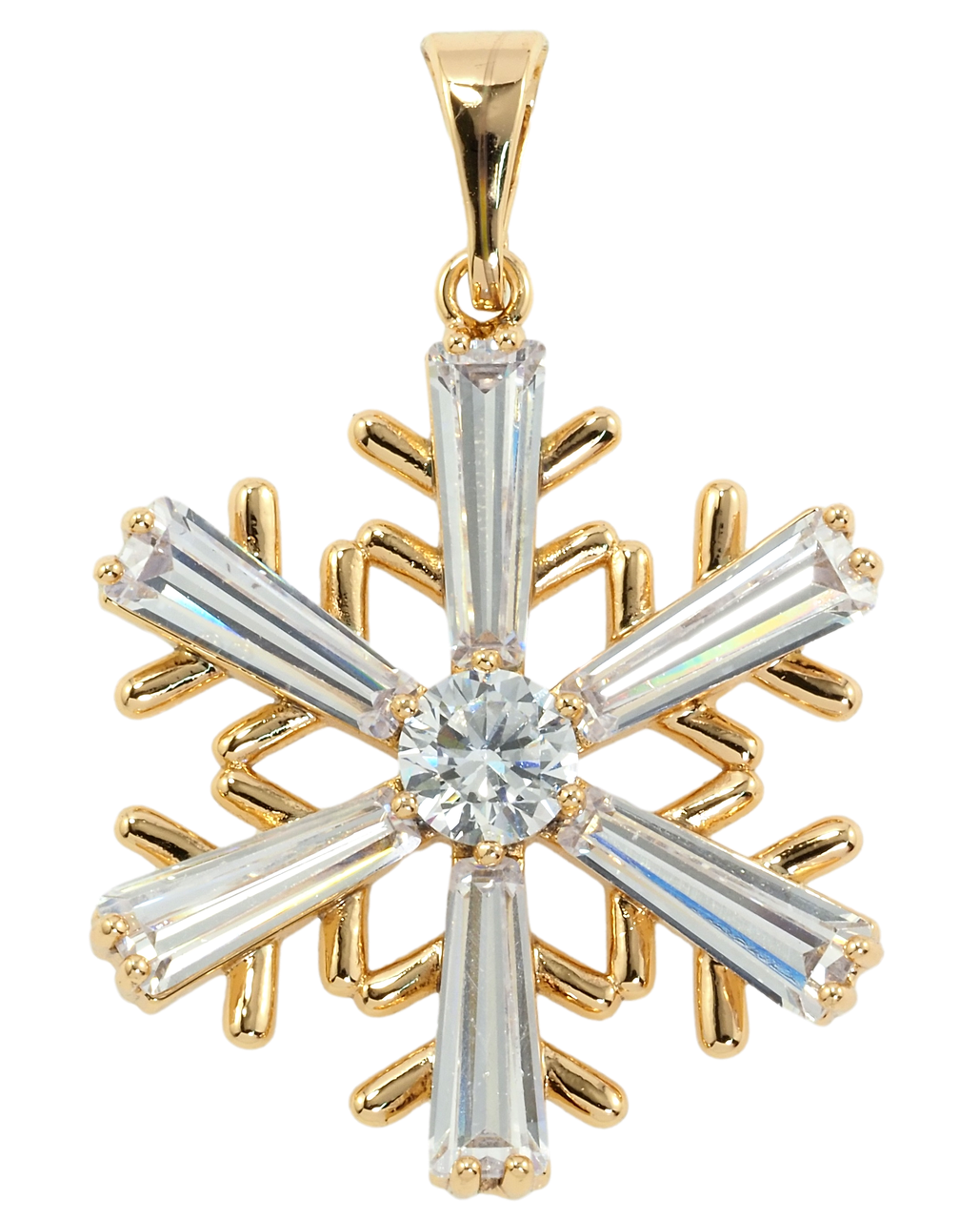 

Кулон Xuping Позолота 18K "Снежинка" для цепочки до 7мм