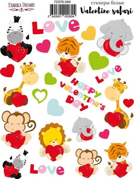 

Наклейки - Valentine safari - Fabrika Decoru - #089