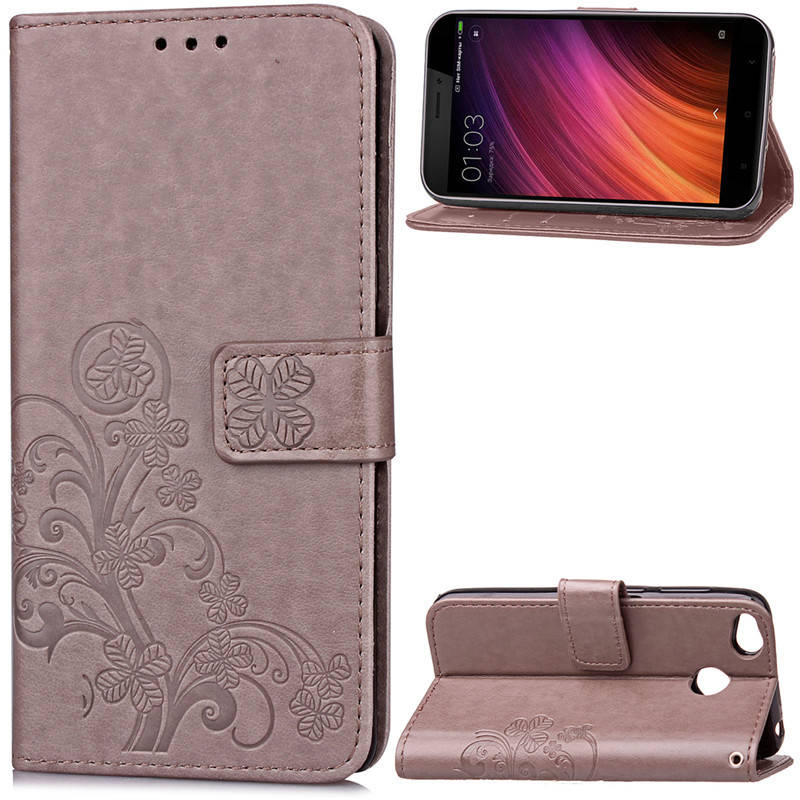 

Чехол Clover для Xiaomi Redmi 4X / 4X Pro книжка кожа PU женский Gray