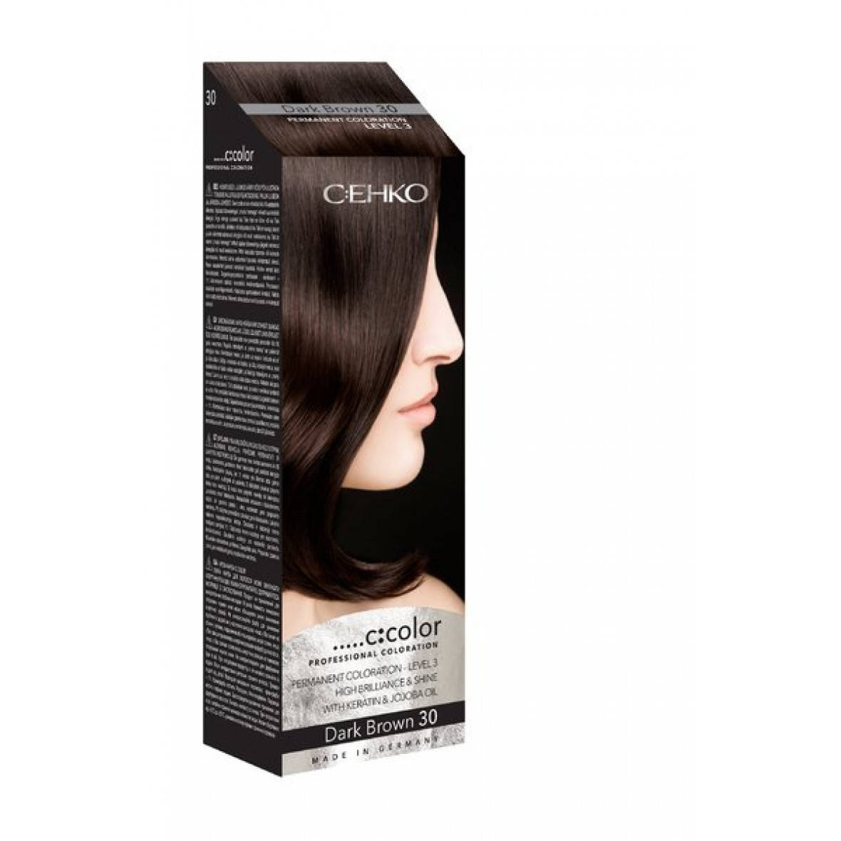 

C:EHKO 30 Темный шатен Стойкая крем- краска для волос Сенко C:COLOR Permanent Coloration