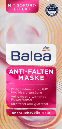 

Маска для лица против морщин Balea Maske Anti-Falten, 2st*8ml
