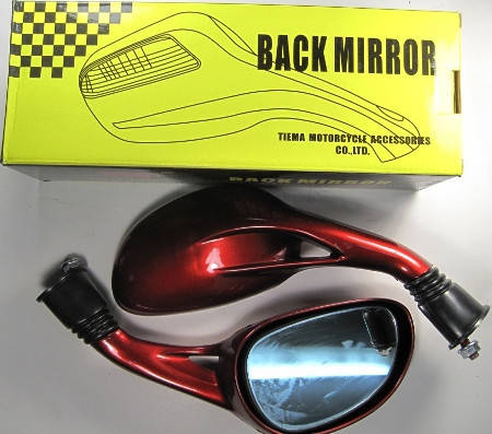 

Зеркала капля скутер красные (Мерседес)