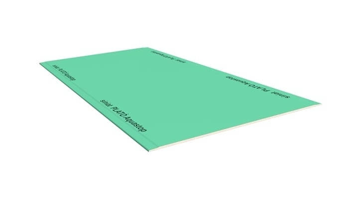 

Гипсокартон влагостойкий SINIAT Plato Aquastop 12,5*1200*2000
