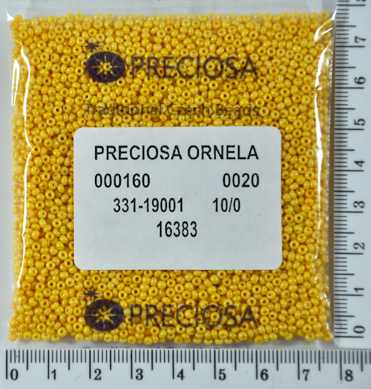 

Бисер PRECIOSA №10/0 натурал №16383 пакет 50 грамм уп=1пакет