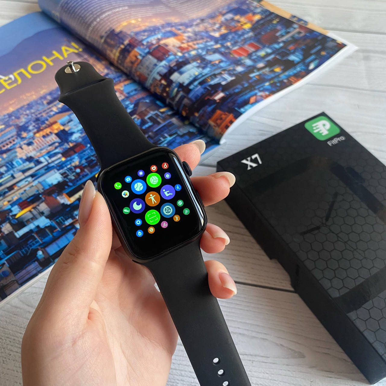 

Смарт Часы X7 Smart Watch Пульсометр,Тонометр ,Сенсорный Экран (Черный)