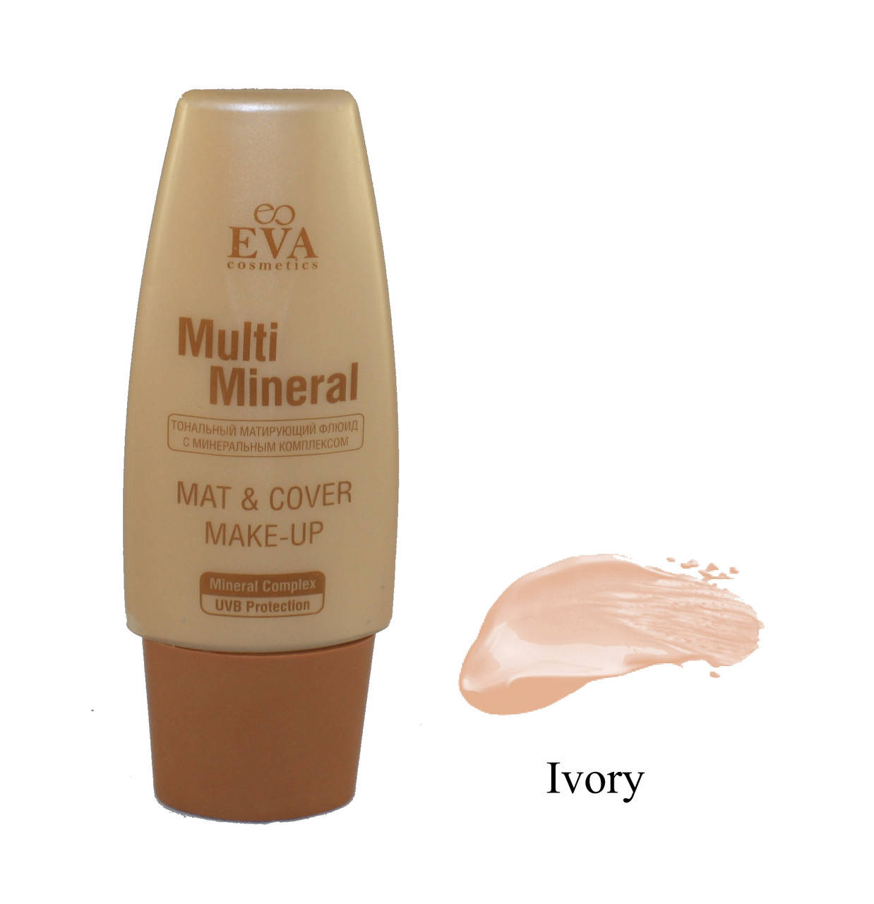 

Матирующий тональный крем Eva cosmetics Multi Mineral Тон Ivory