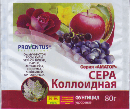 

Фунгицид Сера коллоидная 80 г Агромаг 1284