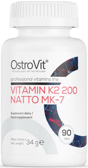 

Витамины OstroVit - Vitamin K2 200 Natto MK-7 (90 таблеток)