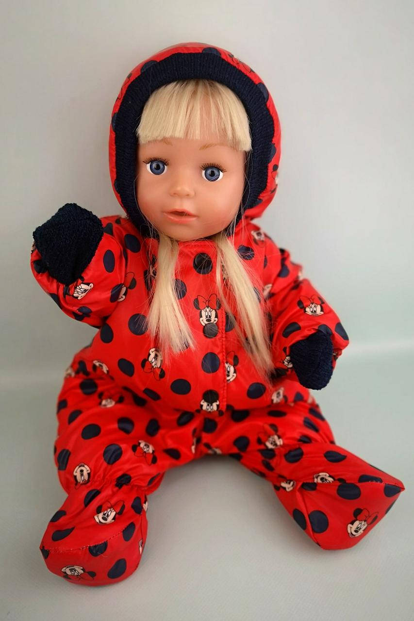 

Одежда для Baby Born - Комбинезон зимний красный для Беби Бон и Антонио Хуан 40 - 44см