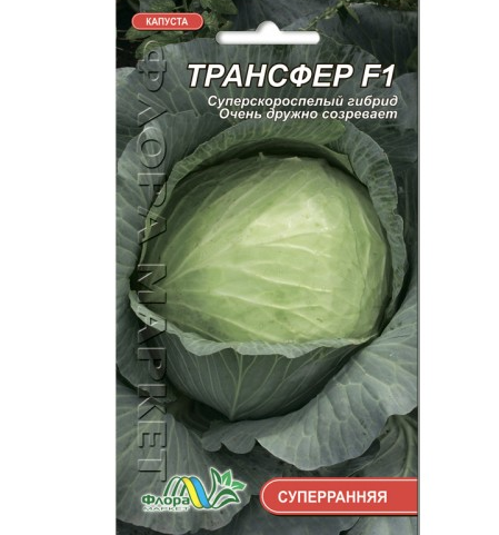 

Семена Капуста Трансфер F1 суперранняя 0.2 г