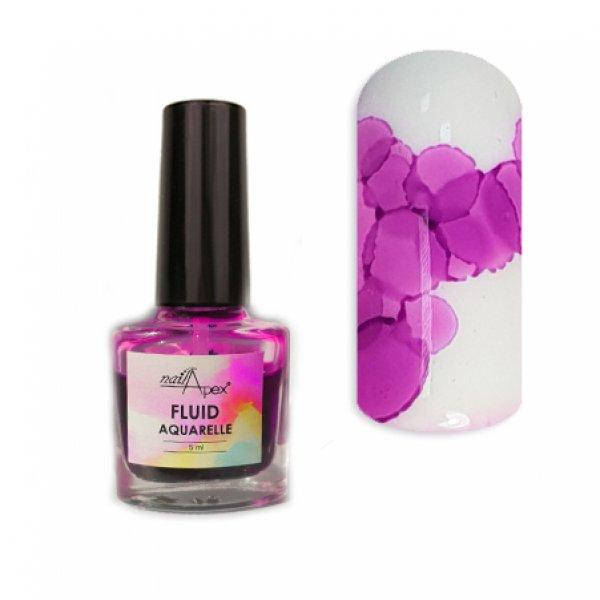 

Nailapex Fluid Aquarelle - акварельный лак № 02 орхидея, 5 мл, Фиолетовый
