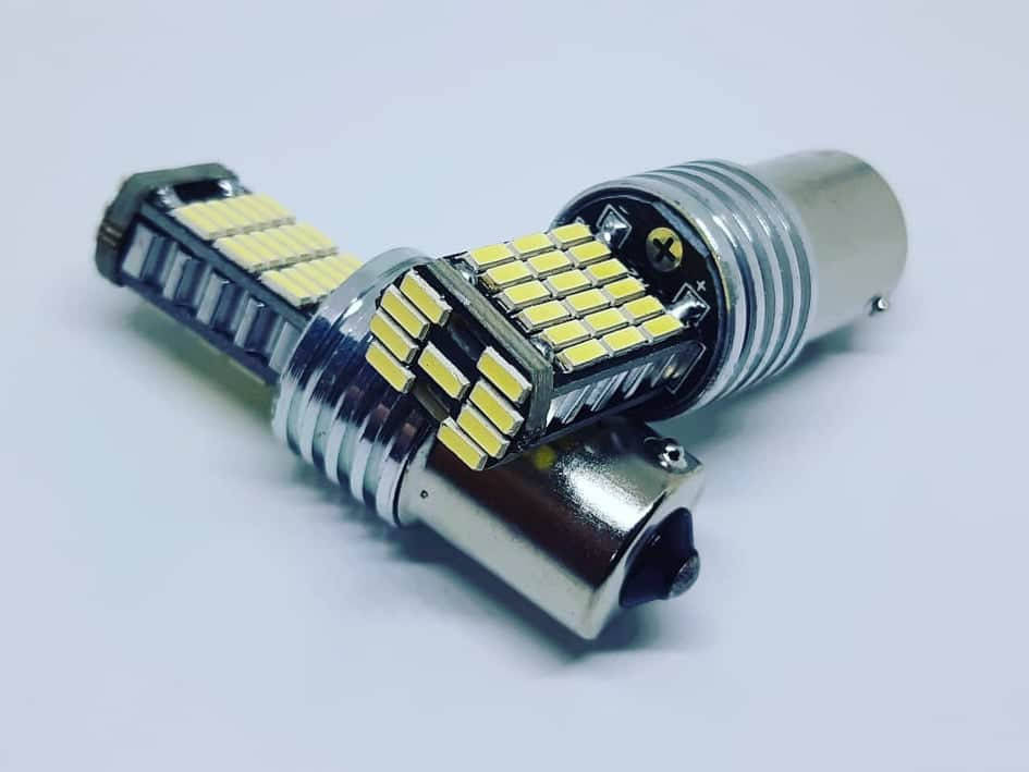 

Лампа BA15s(P21W)A 12V LED 45x4014 white CANBUS