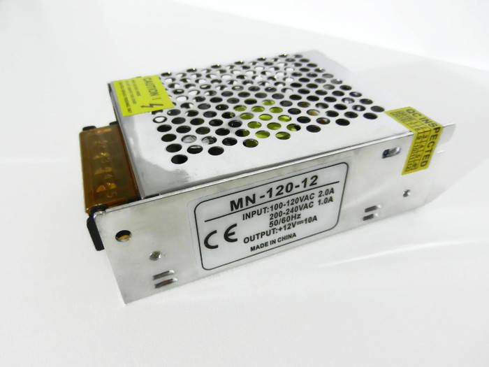 

MN-120-12 Блок питания 12В 10А 120Вт Mini 115×80×35 мм