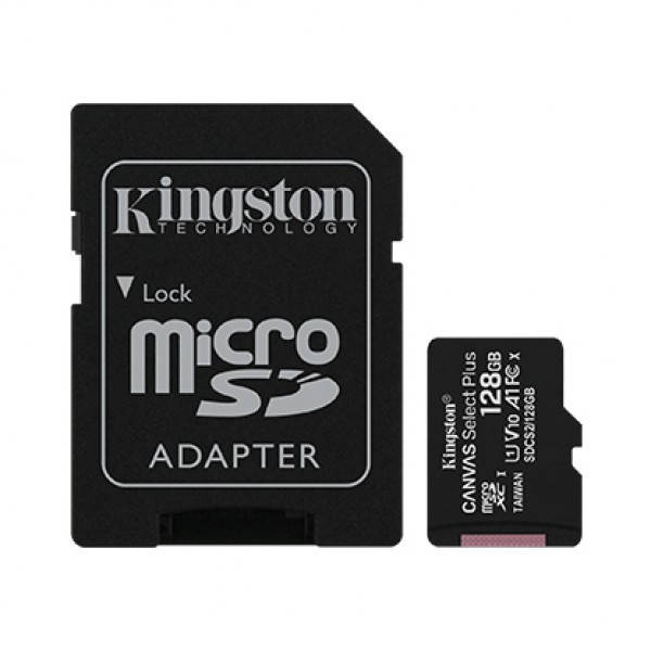 

Карта пам'яті 128 ГБ U1 V10 microSD Kingston Canvas Select Plus SDCS2/128GB