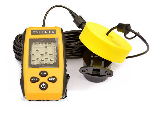 

Эхолот Portable Fish Finder, Глуб 0,7-50м, Луч 1х45*, LCD экран, кабель 7м