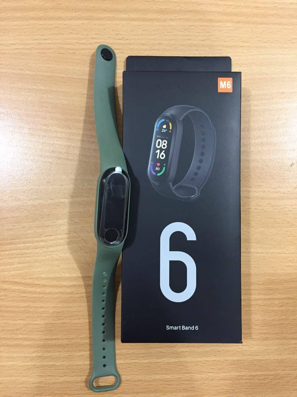 

Фитнес-Браслет SMART BAND М6 СмартЧасы M6 Фитнес-трекер Болотный