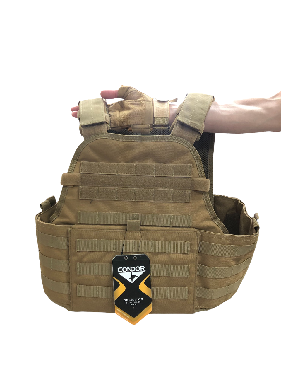 

Тактическая плитоноска CONDOR USA Койот ВСУ Молли, жилет, системой Молли, чехол для плит, Cordura