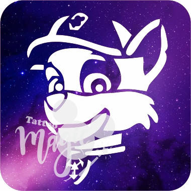 

Трафарет 7х7 для блеск тату, био тату хной