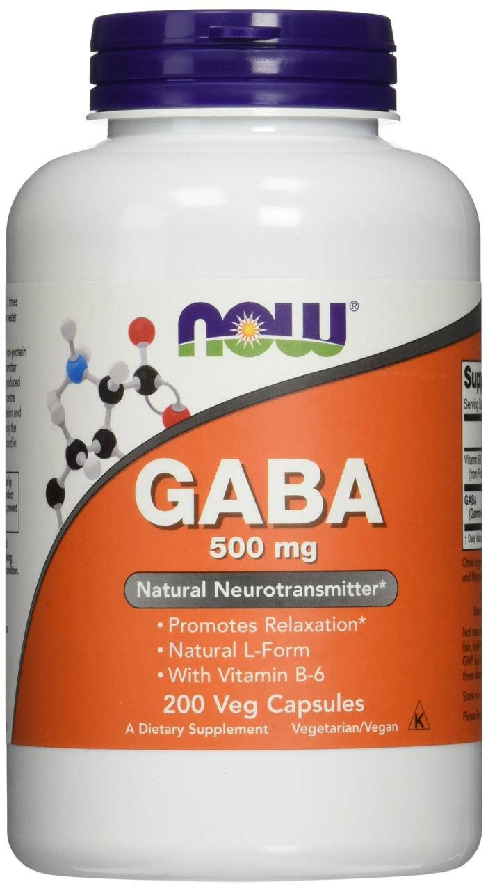 

ГАБА Now Foods - GABA 500 мг (200 капсул)