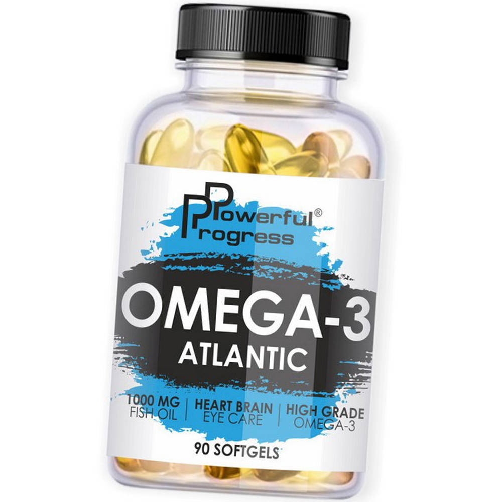 

Омега Powerful Progress Omega 3 Atlantic 90 гел капс Жирные кислоты
