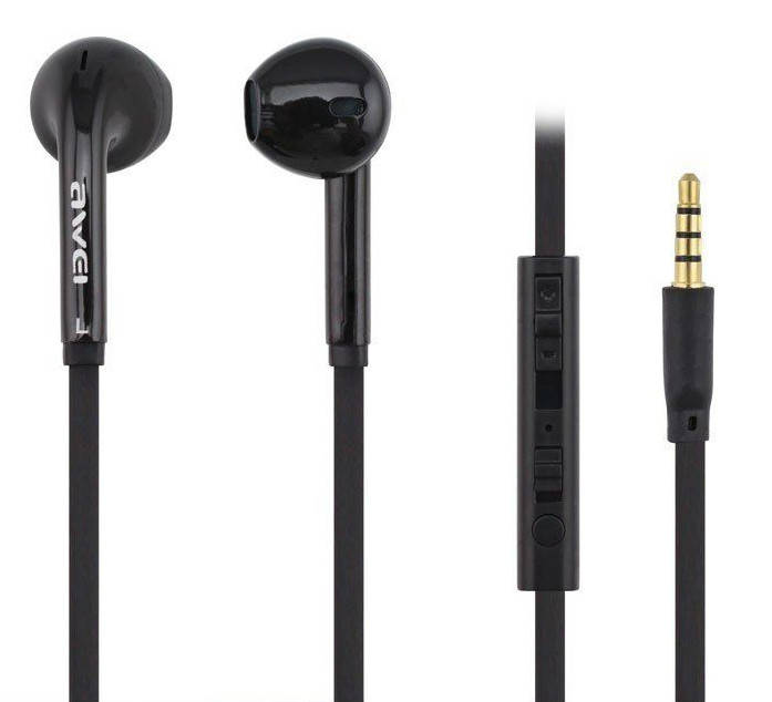 

Наушники Awei ES-15hi Black, Черный