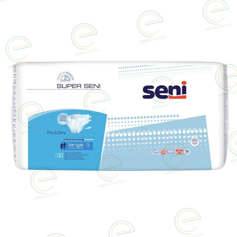 

Памперсы для взрослых 3 SUPER SENI Large L 30 шт
