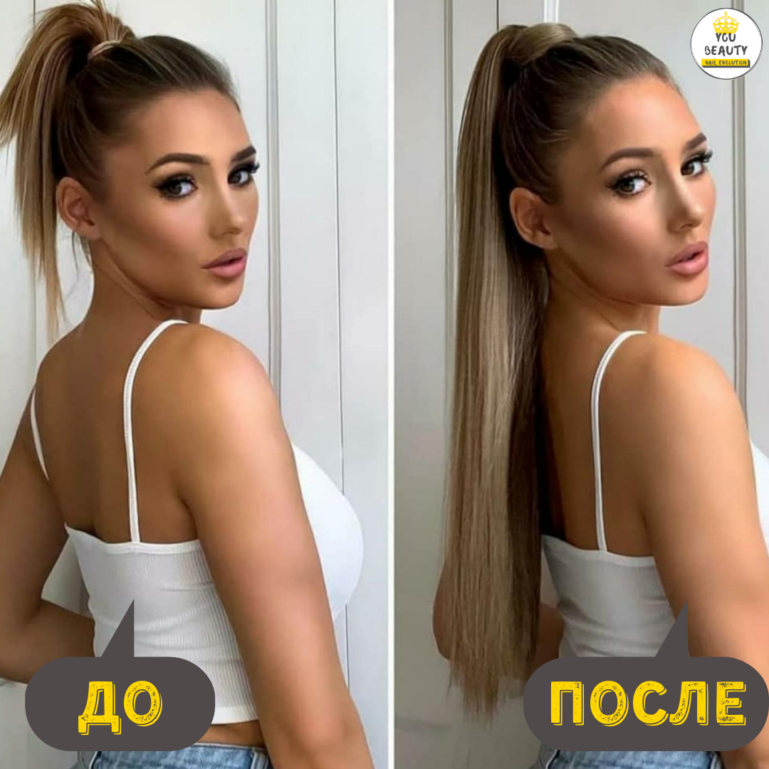 

Хвост накладной прямой 65 см. Хвост на ленте ТЕРМО. Хвост на липучке. Шиньон