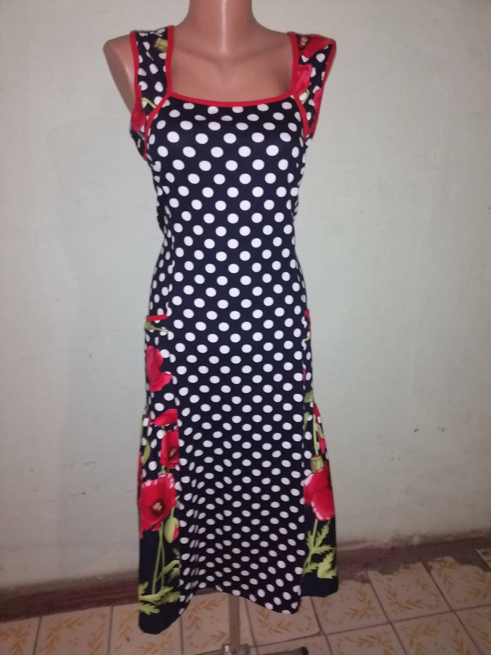 

Женский сарафан в горошек 96р-124р