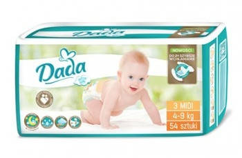 

Підгузники дитячі Dada Extra Soft 3 Midi (4-9 кг) 54шт