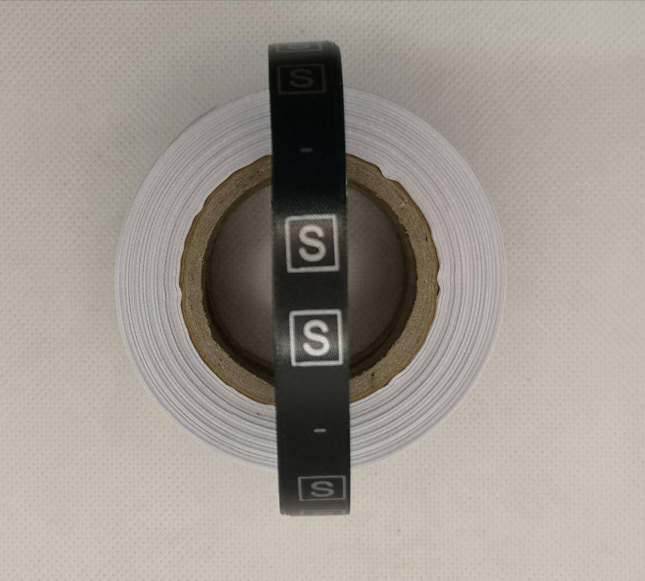 

Размерник пришевной Атлас накатка № S (в упаковке 600 штук) Турция, Черный