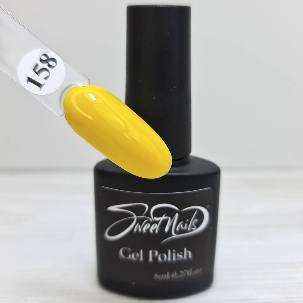 

Гель лак для ногтей ярко желтый №158 Польша 8мл