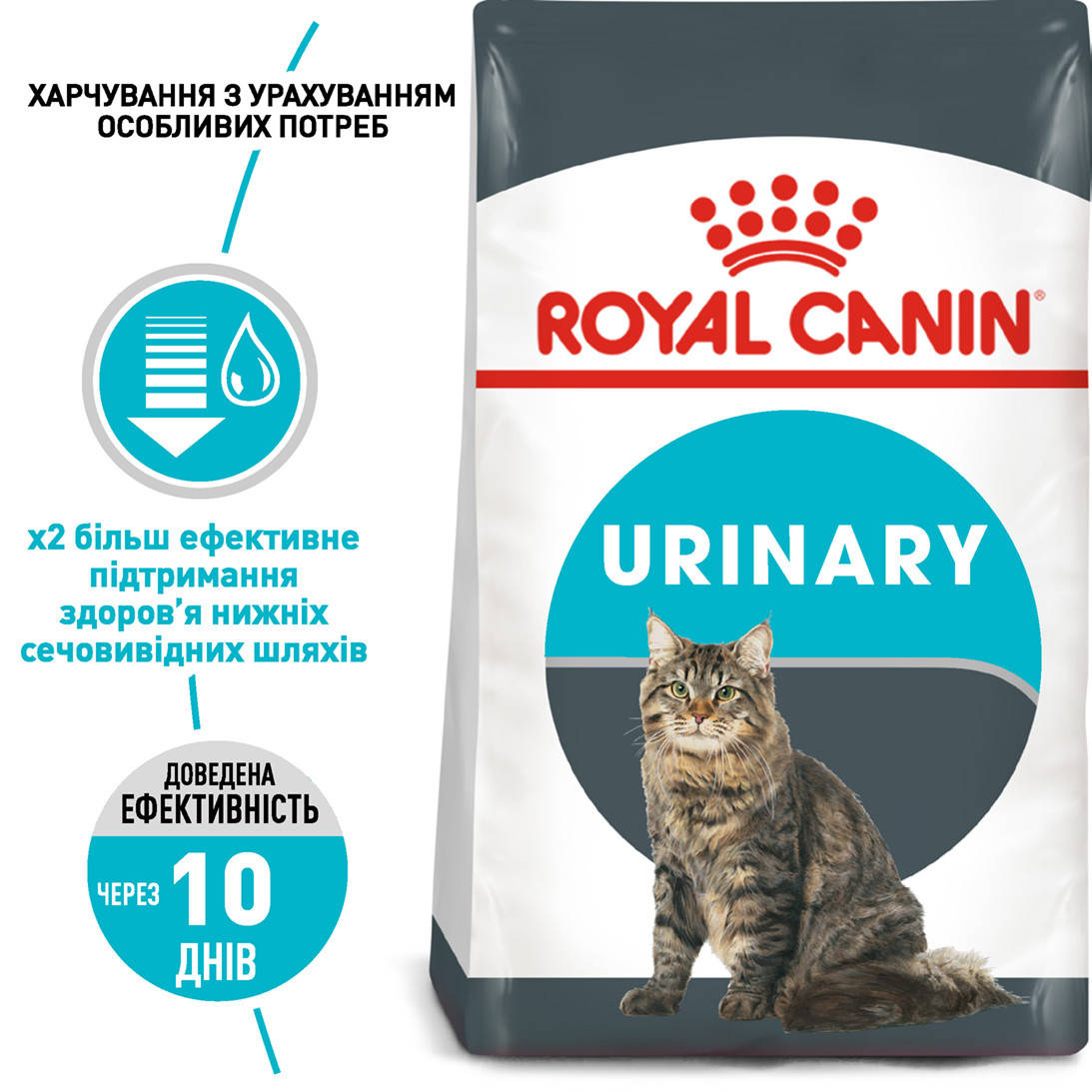 

Сухой лечебный корм Royal Canin Urinary Care для кошек, 2КГ