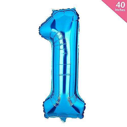 

Цифра Фольгированная Синяя (Синий) 100 см.(40") для надувания воздухом "Китай"- 1