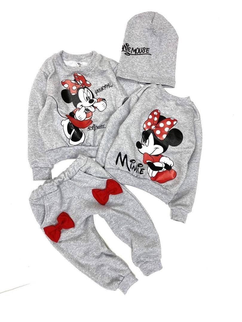 

Костюм спортивный детский "Минни Дисней", футер с начесом, от 80 до 116 см роста